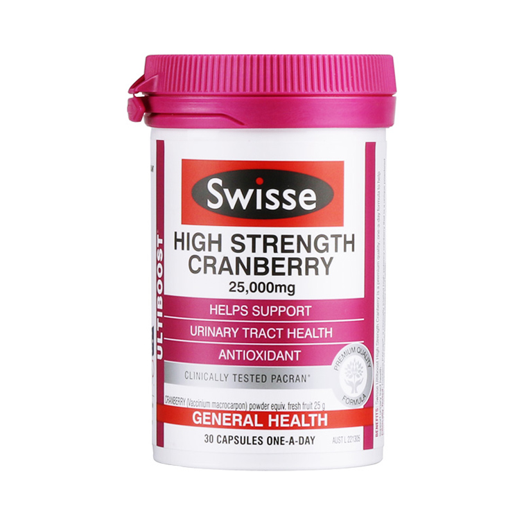 Swisse蔓越莓精华胶囊 卵巢保养妇科泌尿 30粒