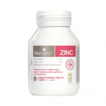 bioisland儿童锌片小熊咀嚼片提高食欲不挑食120粒