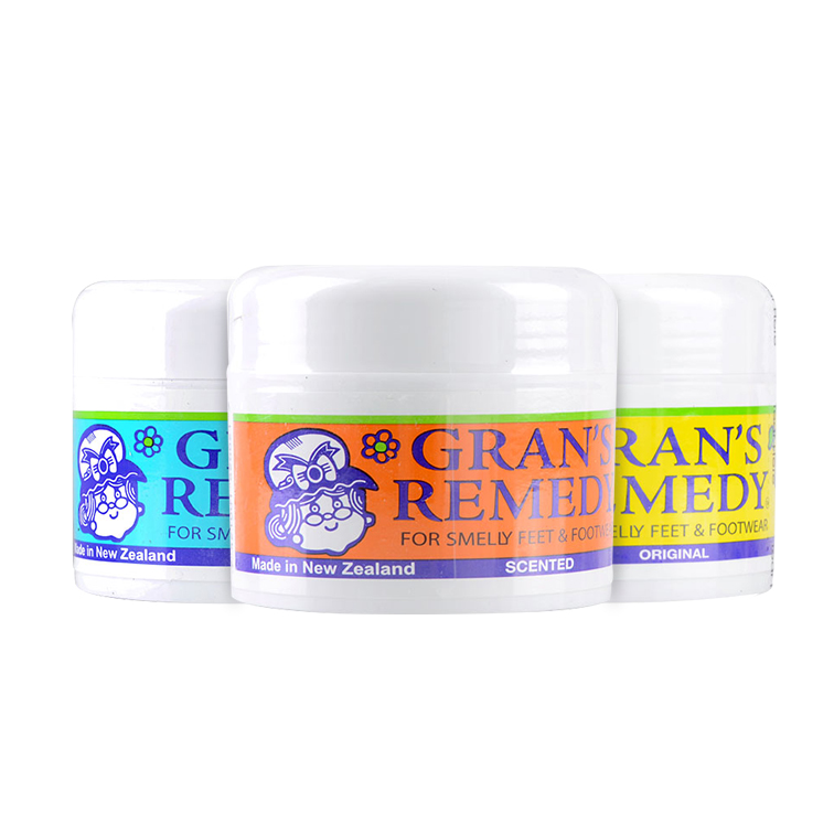 新西兰进口 GRANS REMEDY老奶奶臭脚粉 除鞋臭去除运动脚汗脚臭克星