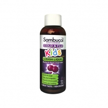 澳洲Sambucol儿童保健品小绿叶润喉止咳糖浆120ml