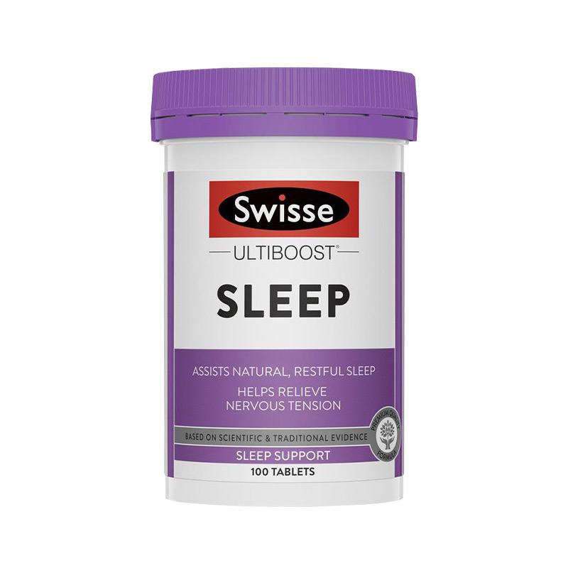 Swisse sleep安定睡眠片提高睡眠质量缓解精神压力100粒