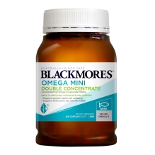 新版BLACKMORES澳佳宝无腥味mini迷你小颗粒深海鱼油400粒