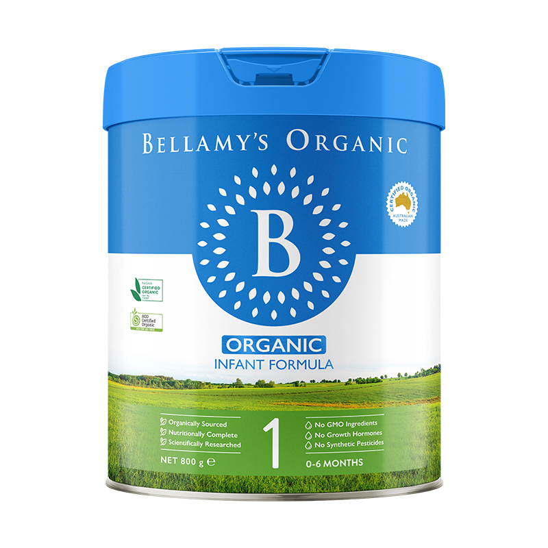 新包装Bellamy’s贝拉米有机一段800g  6罐极速发货包直邮